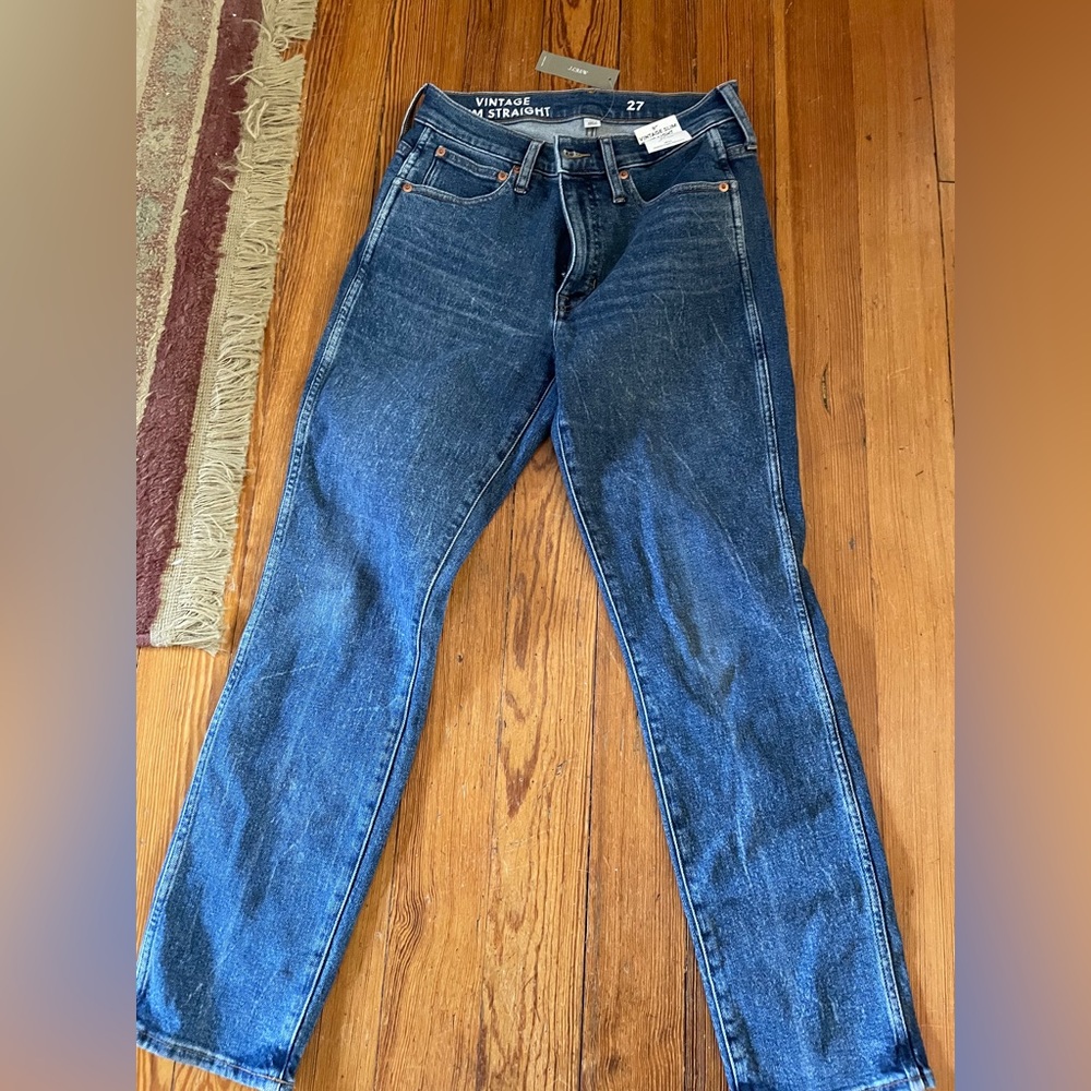 NWT Jcrew vintage slim straight jeans